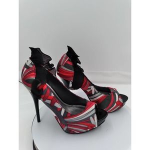 NIB Anne Michelle Open Toe Pump 5" heel. Size 7.5